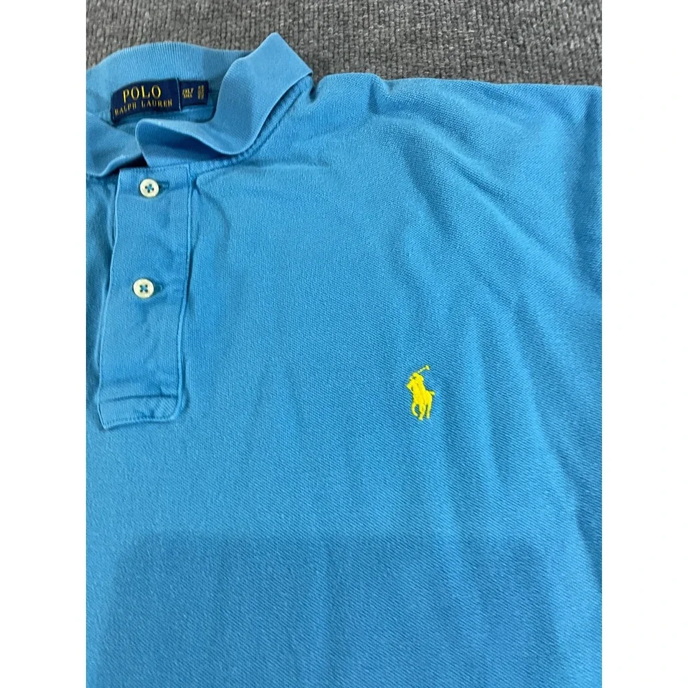 Polo Ralph Lauren Polo Shirt Men's 2XLT Tall Blue Classic Fit Big Tall Polo